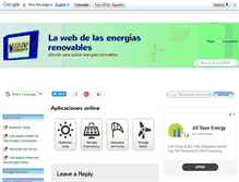 Tablet Screenshot of lawebdelasenergiasrenovables.com